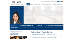 Desktop Screenshot of bklaw.ca