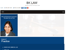 Tablet Screenshot of bklaw.ca